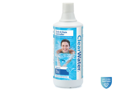 1L Clearwater Scale & Stain Controller – Hot Tub & Pool Descaler - New Forest Hot Tubs