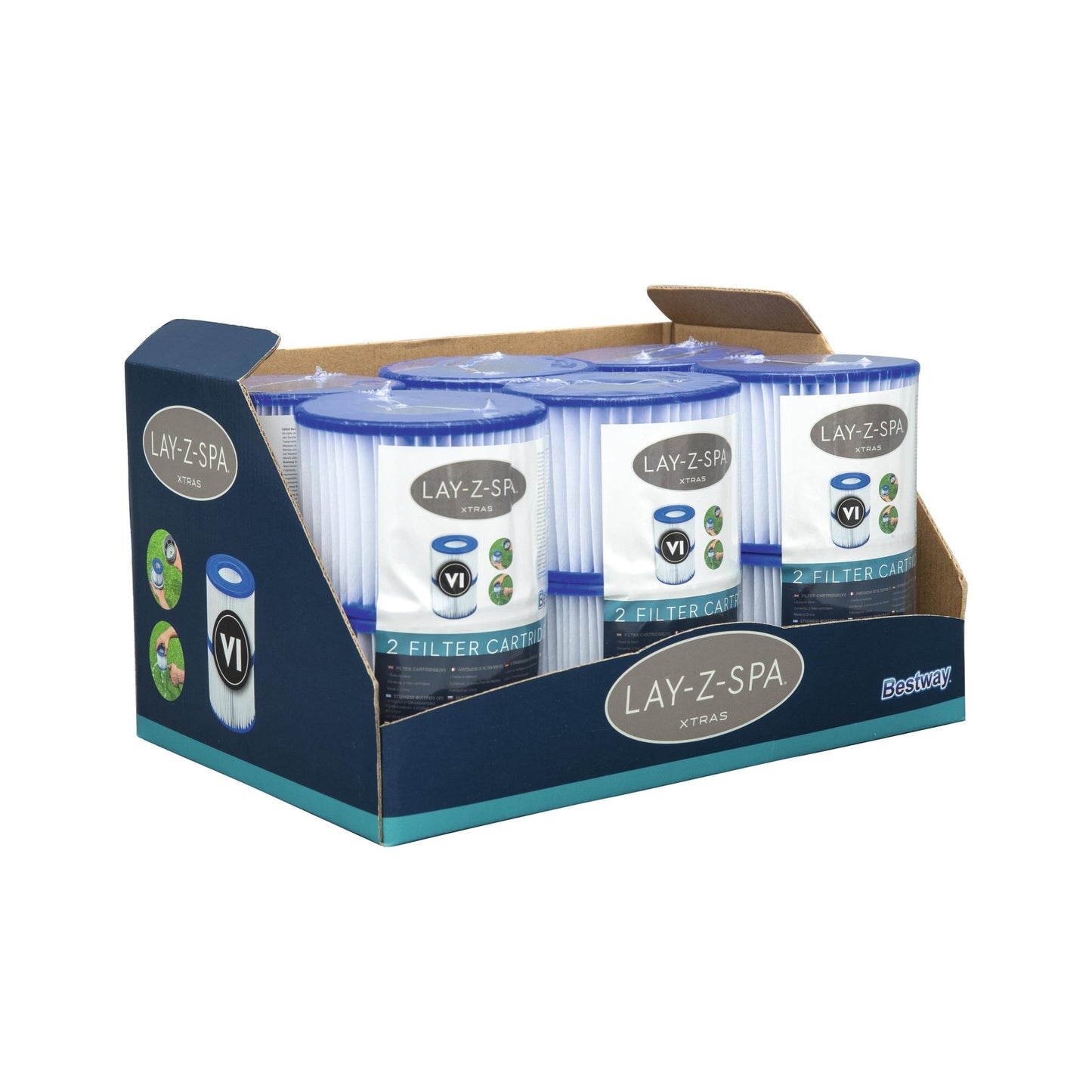 Bestway® Lay - Z - Spa® Filter Cartridges – 12 Pack - New Forest Hot Tubs