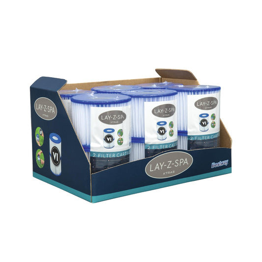 Bestway® Lay - Z - Spa® Filter Cartridges – 12 Pack - New Forest Hot Tubs