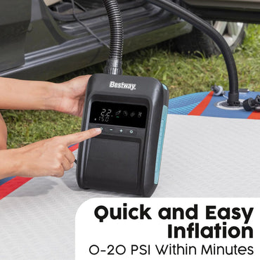 Bestway PowerGrip™ SUP DC Electric Air Pump 12V – Free Next Day Delivery - New Forest Hot Tubs