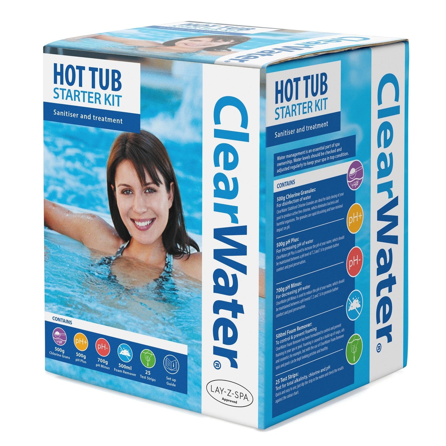 Clearwater Hot Tub Chemical Starter Kit | Spa Water Care Essentials - New Forest Hot Tubs
