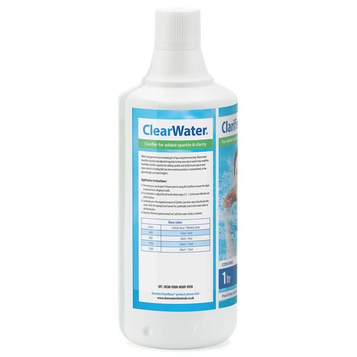 ClearWater® Water Clarifier – 1 L - New Forest Hot Tubs