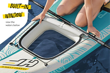Hydro - Force™ Panorama™ 11ft Inflatable Paddle Board Set - New Forest Hot Tubs