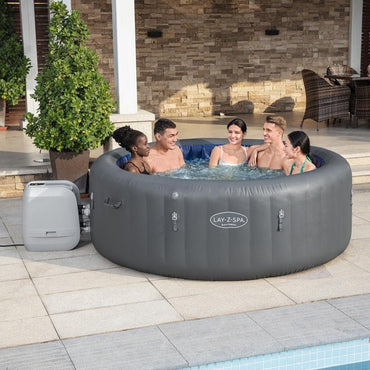 Lay - Z - Spa Santorini HydroJet Pro™ Inflatable Hot Tub (5–7 Person) - New Forest Hot Tubs