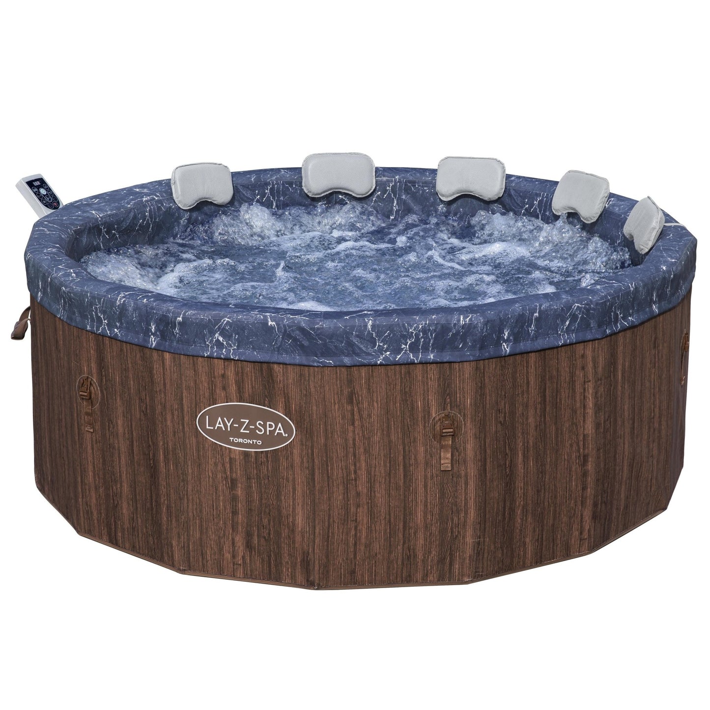 Lay - Z - Spa Toronto Foam Hot Tub (5–7 Person) – Energy Efficient ThermaCore™ UltraFit™ AirJet™ Spa | New Forest Hot Tubs - New Forest Hot Tubs