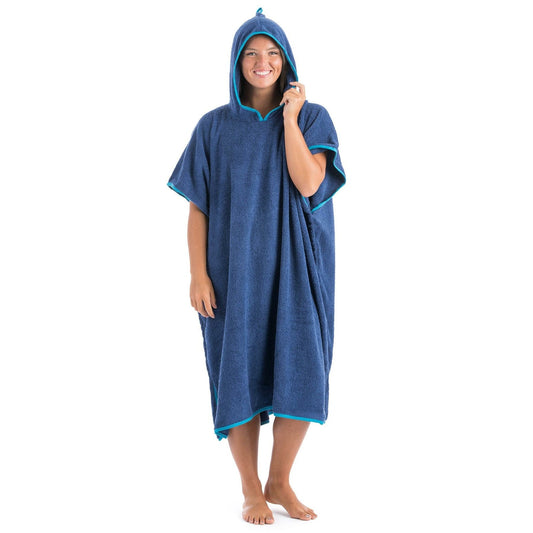 Yello Adult Poncho – Blue | Perfect for Hot Tub Use - New Forest Hot Tubs