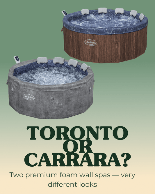 Lay-Z-Spa Toronto vs Carrara – Which Is Right for You? - New Forest Hot Tubs