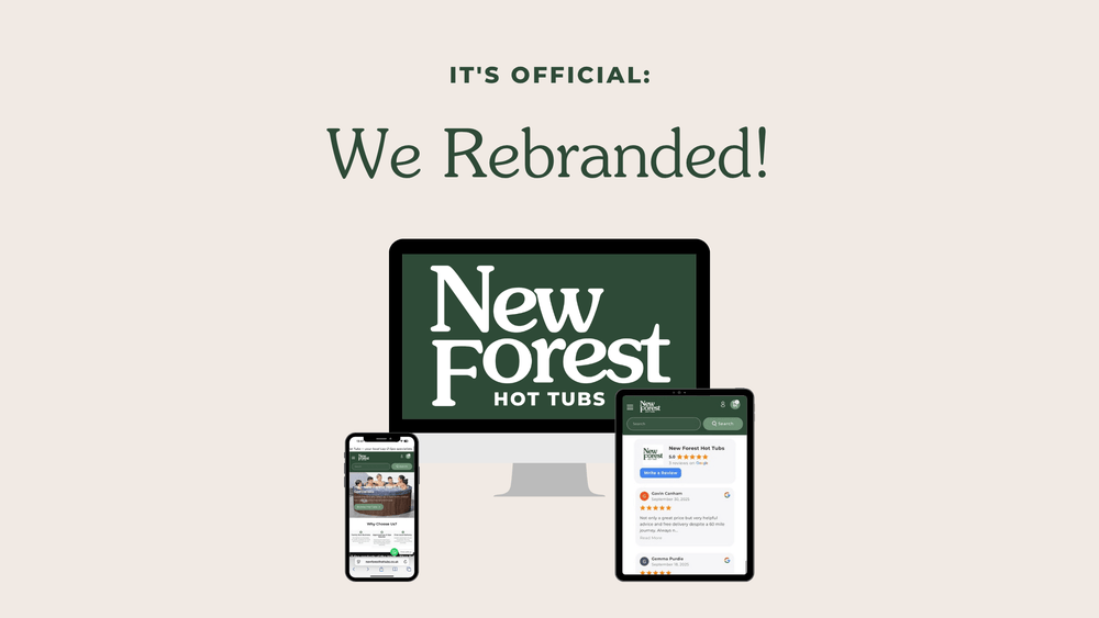 We Rebranded! - New Forest Hot Tubs