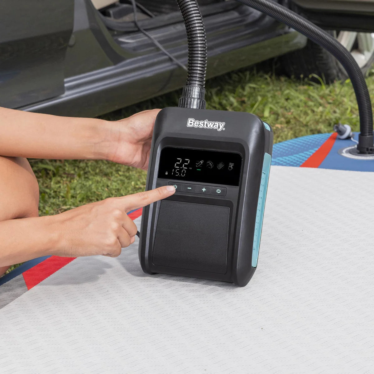 Bestway PowerGrip™ SUP DC Electric Air Pump 12V – Free Next Day Delivery
