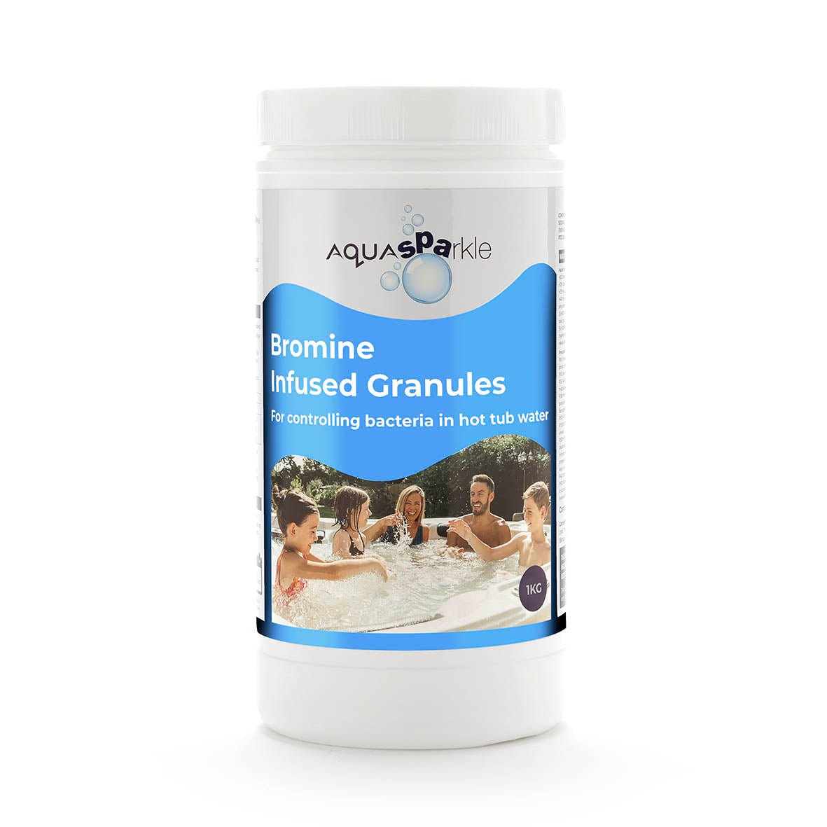 AquaSPArkle Bromine Infused Granules | Rapid Dissolving Hot Tub Sanitiser | 1kg & 5kg - New Forest Hot Tubs
