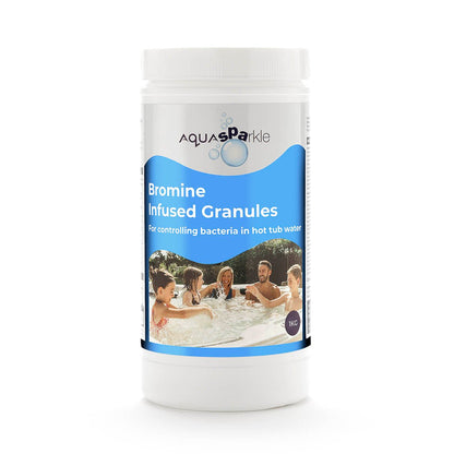 AquaSPArkle Bromine Infused Granules | Rapid Dissolving Hot Tub Sanitiser | 1kg & 5kg - New Forest Hot Tubs
