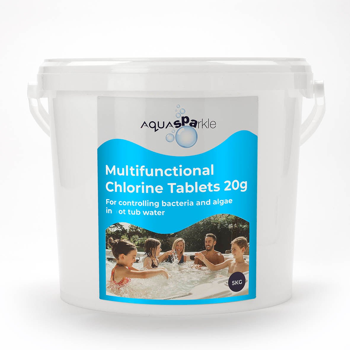 AquaSPArkle Multifunctional 20g Chlorine Tablets | Slow Release Hot Tub Chlorine | 5kg - New Forest Hot Tubs