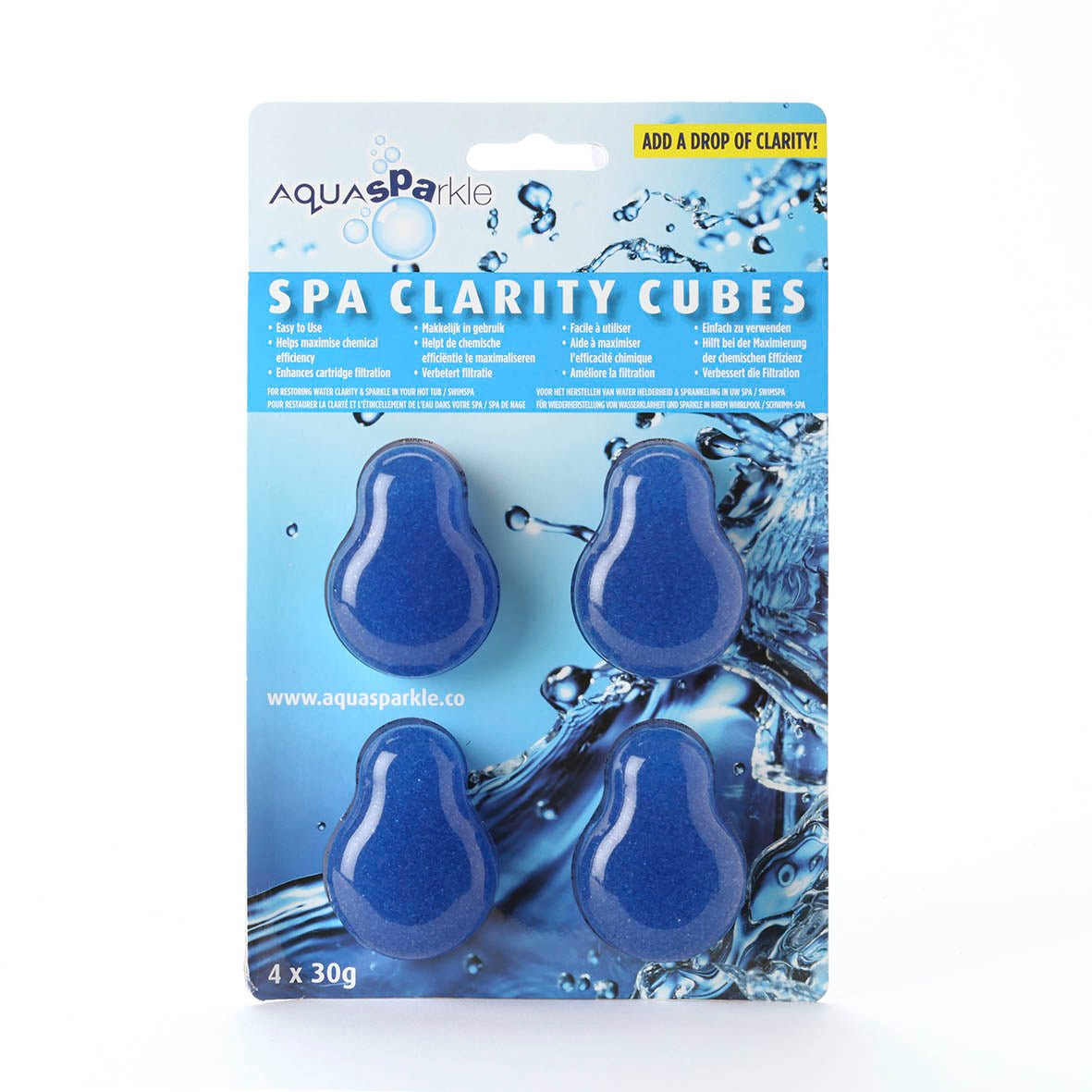 AquaSPArkle Spa Clarity Cubes | Hot Tub Water Clarifier | Pack of 4 - New Forest Hot Tubs