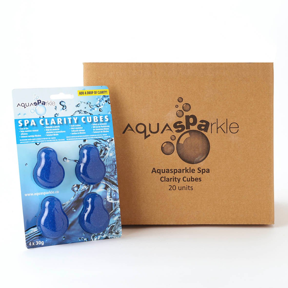AquaSPArkle Spa Clarity Cubes | Hot Tub Water Clarifier | Pack of 4 - New Forest Hot Tubs