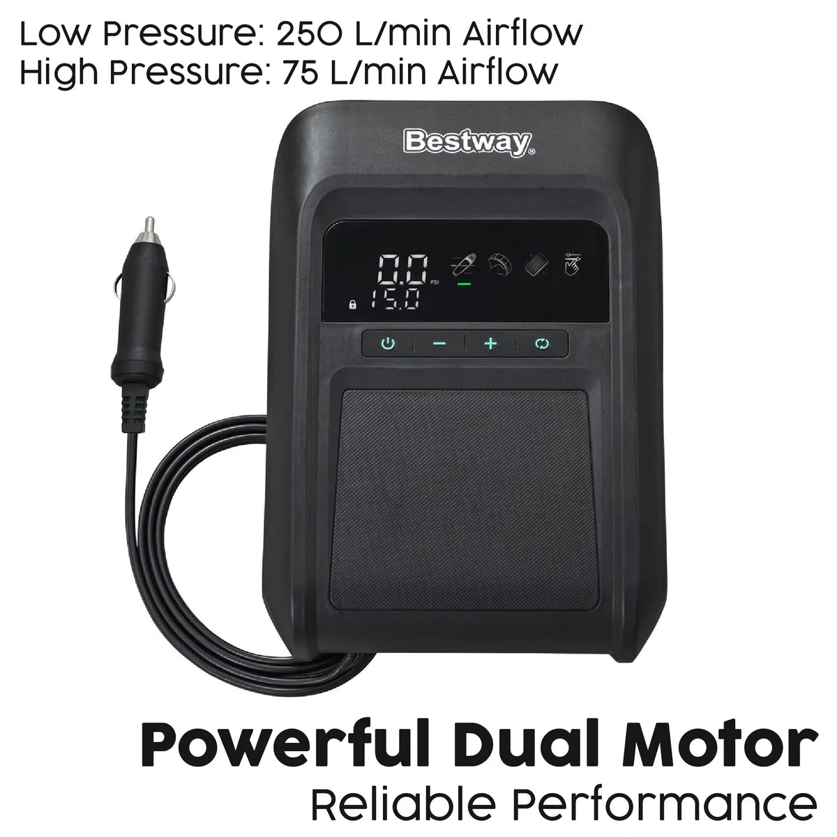 Bestway PowerGrip™ SUP DC Electric Air Pump 12V – Free Next Day Delivery
