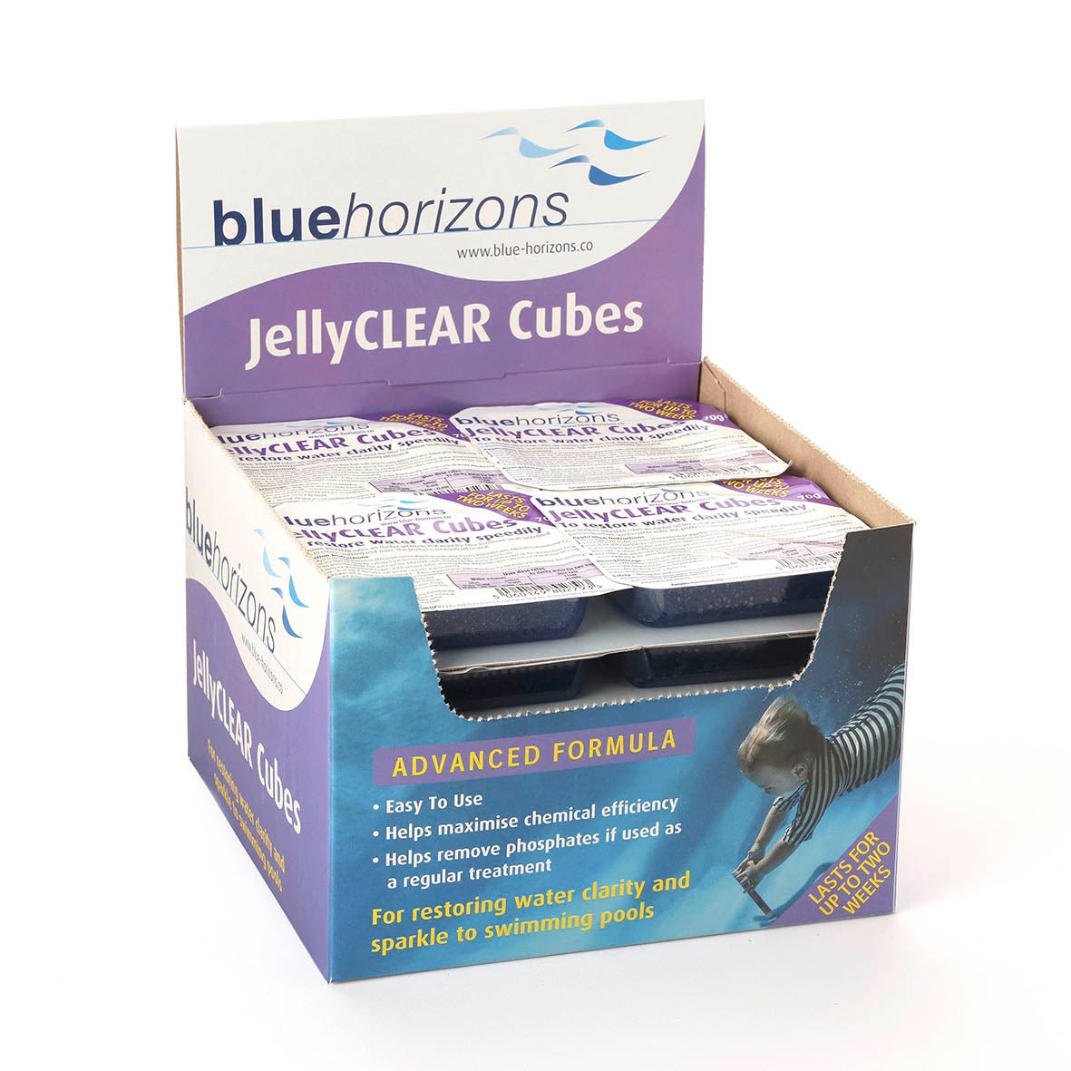 Blue Horizons JellyCLEAR Cube | Pool Water Clarifier for Sand & Cartridge Filters - New Forest Hot Tubs