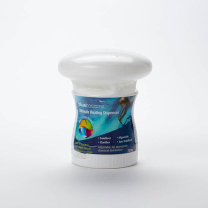 Blue Horizons Ultimate Floating Chlorine Dispenser | Pre-Filled Multifunctional Chlorine Tablets | 720g & 1.5kg - New Forest Hot Tubs
