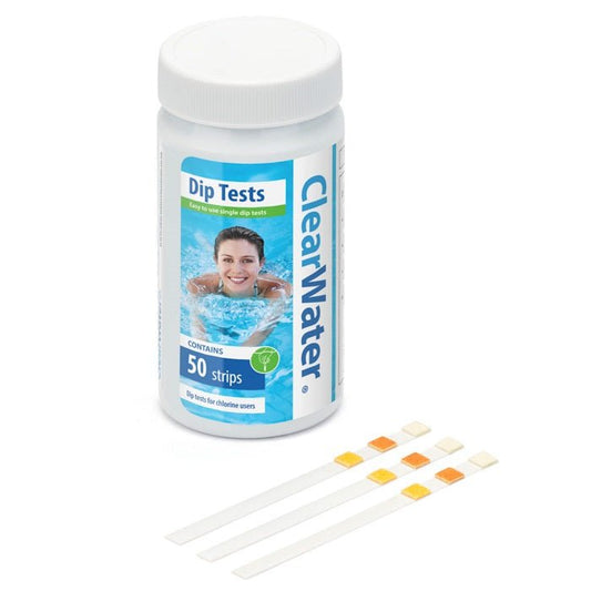 ClearWater® 3 - in - 1 Hot Tub Test Strips – 50 Pack - New Forest Hot Tubs