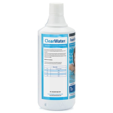 ClearWater® Foam Remover – 1 L - New Forest Hot Tubs