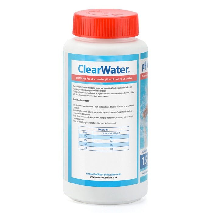 ClearWater® pH Minus (1.5 kg) - New Forest Hot Tubs