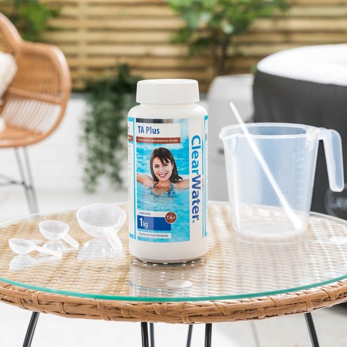 Clearwater Total Alkalinity Increaser (TA+) 1kg – Hot Tub & Spa Water Balance - New Forest Hot Tubs