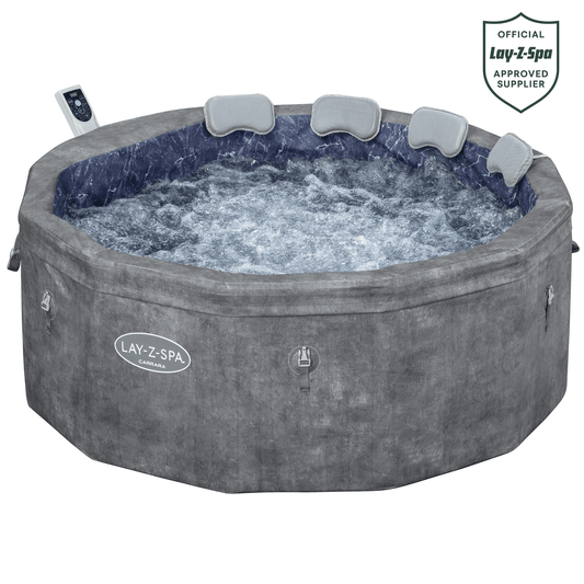 Lay - Z - Spa Carrara Foam Hot Tub (4–6 Person) – Energy Efficient ThermaCore™ Spa | New Forest Hot Tubs - New Forest Hot Tubs