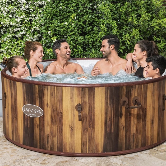 Lay - Z - Spa Helsinki Smart AirJet Plus™ 7 - Person Inflatable Hot Tub - New Forest Hot Tubs