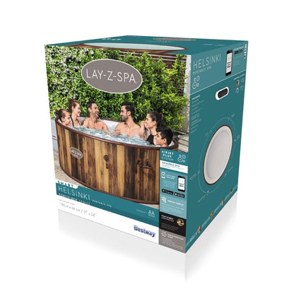 Lay - Z - Spa Helsinki Smart AirJet Plus™ 7 - Person Inflatable Hot Tub - New Forest Hot Tubs