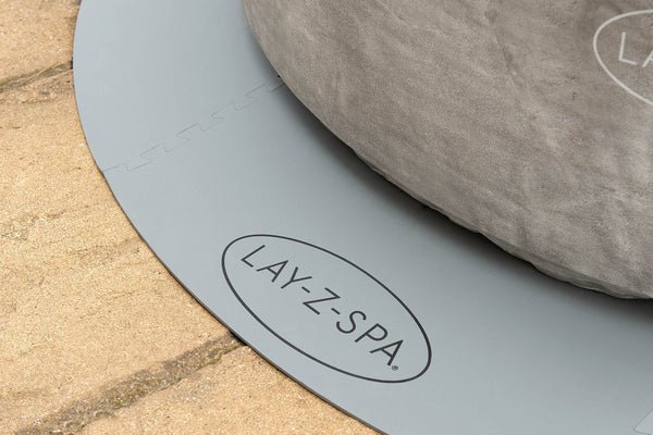 Lay - Z - Spa Hot Tub Round Floor Protector Garden Outdoor Base Mat Set 10 Piece - New Forest Hot Tubs