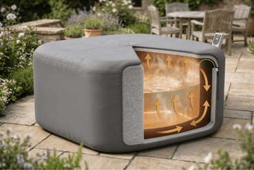 Lay - Z - Spa® Large Square Thermal Cover 201cm x 201cm x 85cm – Free Next Day UK Delivery - New Forest Hot Tubs