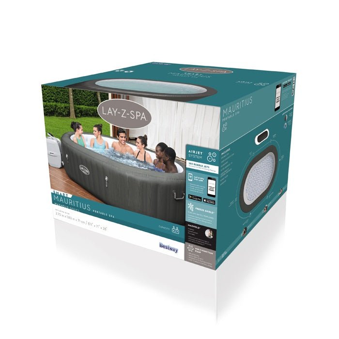 Lay - Z - Spa Mauritius AirJet™ Inflatable Hot Tub (5–7 Person) - New Forest Hot Tubs