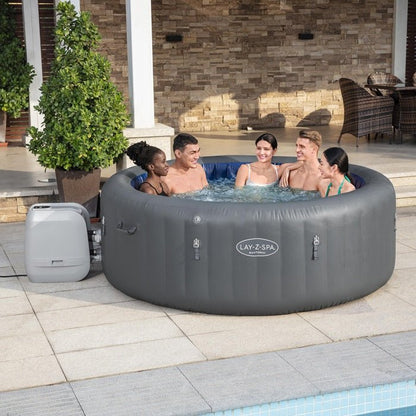 Lay - Z - Spa Santorini HydroJet Pro™ Inflatable Hot Tub (5–7 Person) - New Forest Hot Tubs