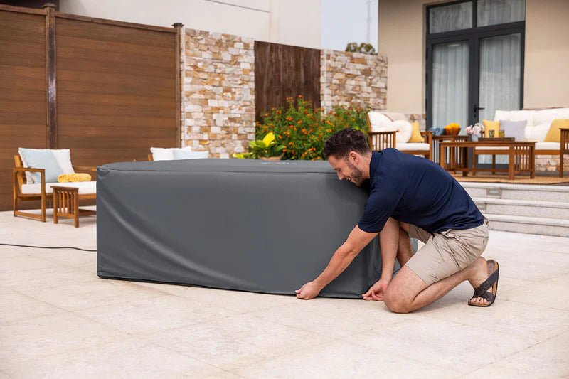 Lay - Z - Spa® Small Square Thermal Hot Tub Cover 164cm x 65cm – Free Next Day UK Delivery - New Forest Hot Tubs