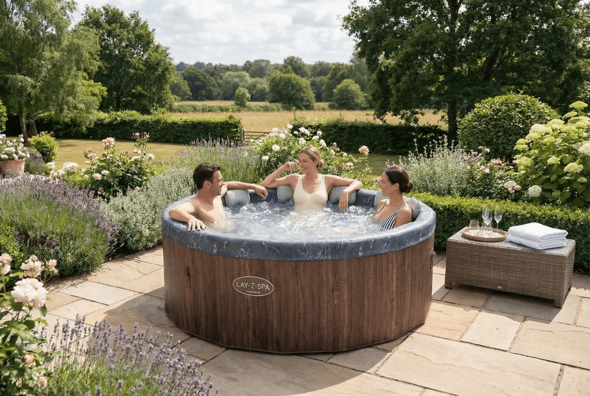 Lay - Z - Spa Toronto Foam Hot Tub (5–7 Person) - New Forest Hot Tubs