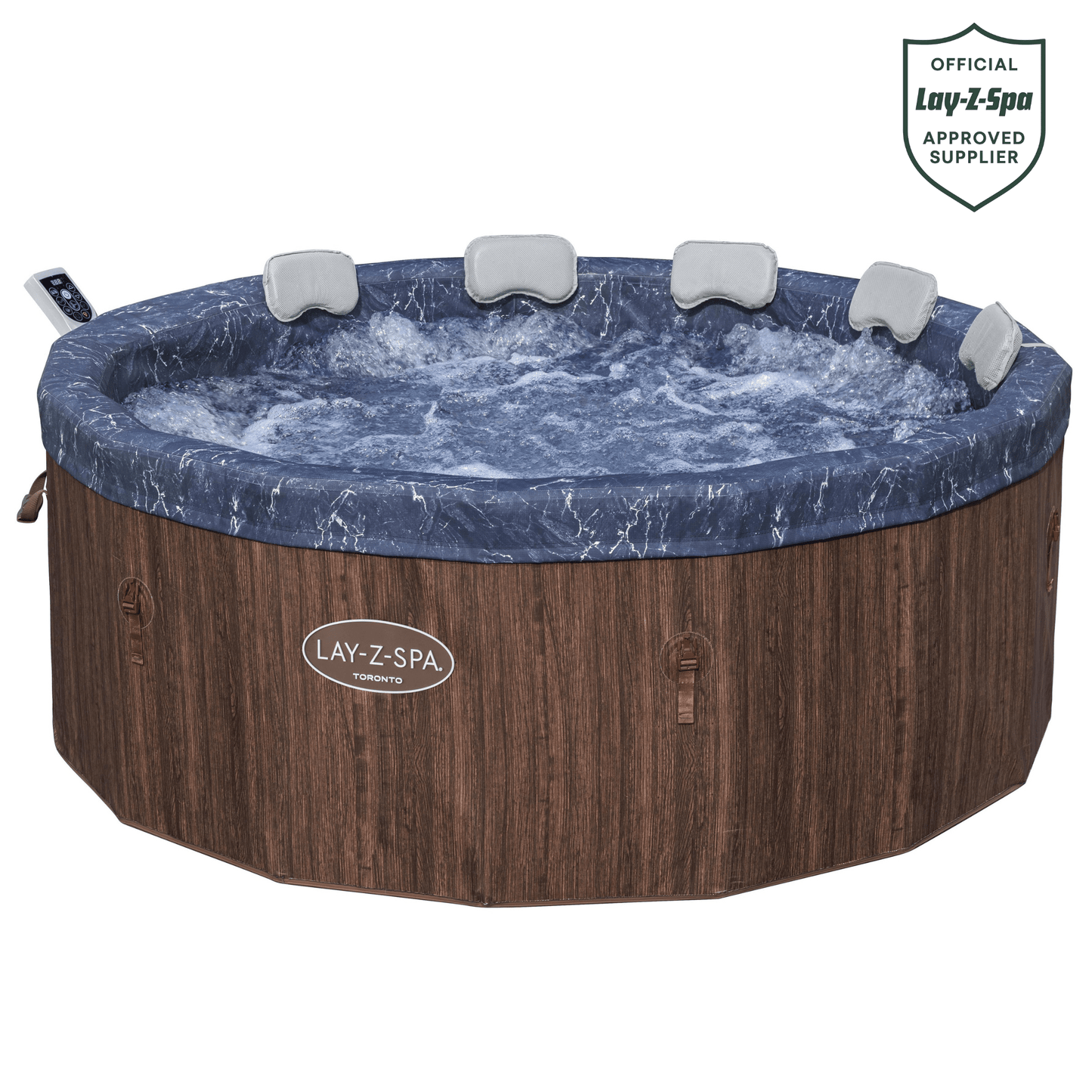 Lay - Z - Spa Toronto Foam Hot Tub (5–7 Person) – Energy Efficient ThermaCore™ UltraFit™ AirJet™ Spa | New Forest Hot Tubs - New Forest Hot Tubs