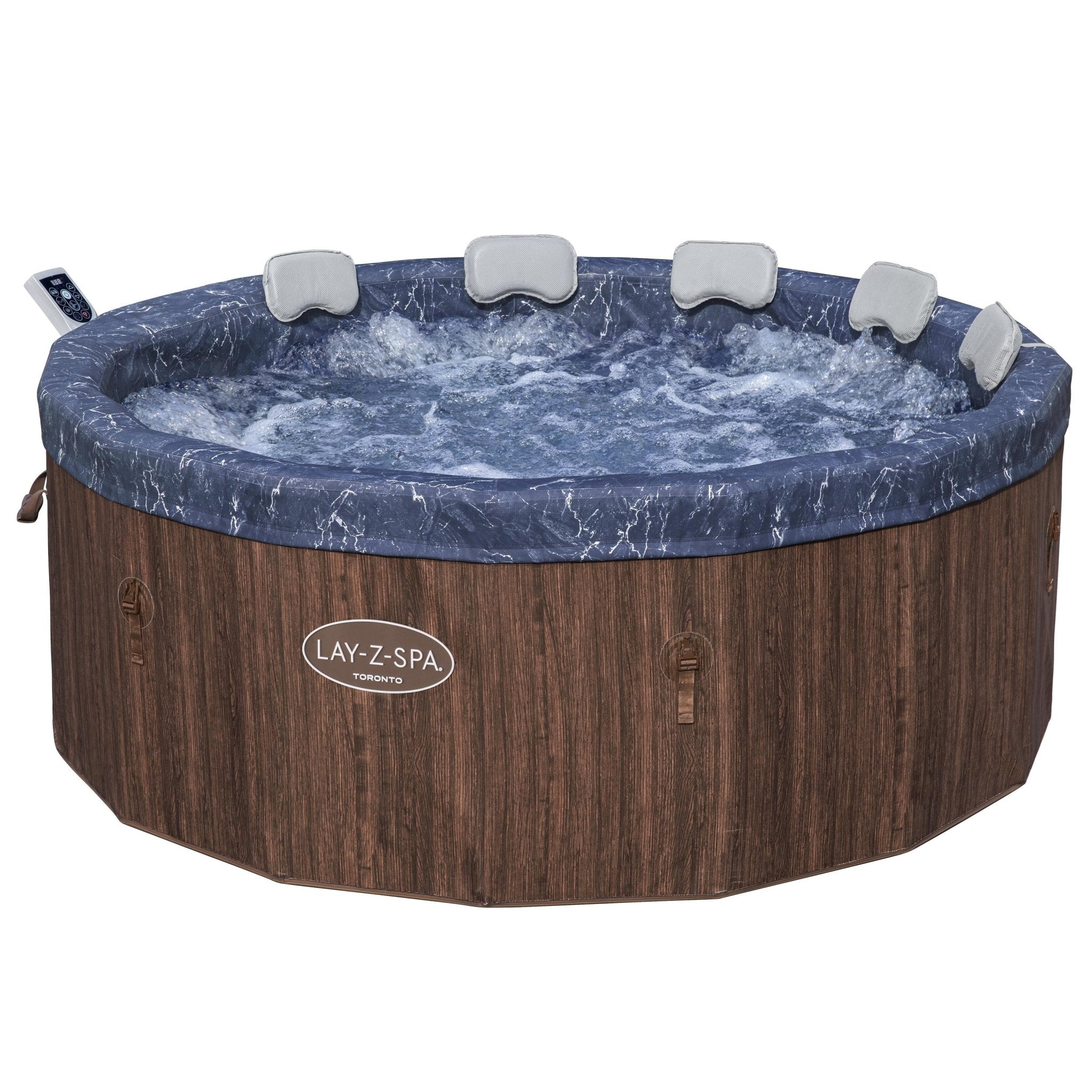 Lay - Z - Spa Toronto Foam Hot Tub (5–7 Person) – Energy Efficient ThermaCore™ UltraFit™ AirJet™ Spa | New Forest Hot Tubs - New Forest Hot Tubs