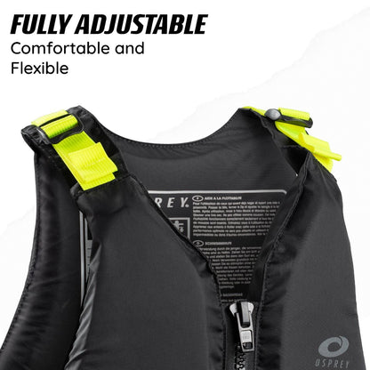 Osprey Adult Buoyancy Aid – Black – Large - New Forest Hot Tubs