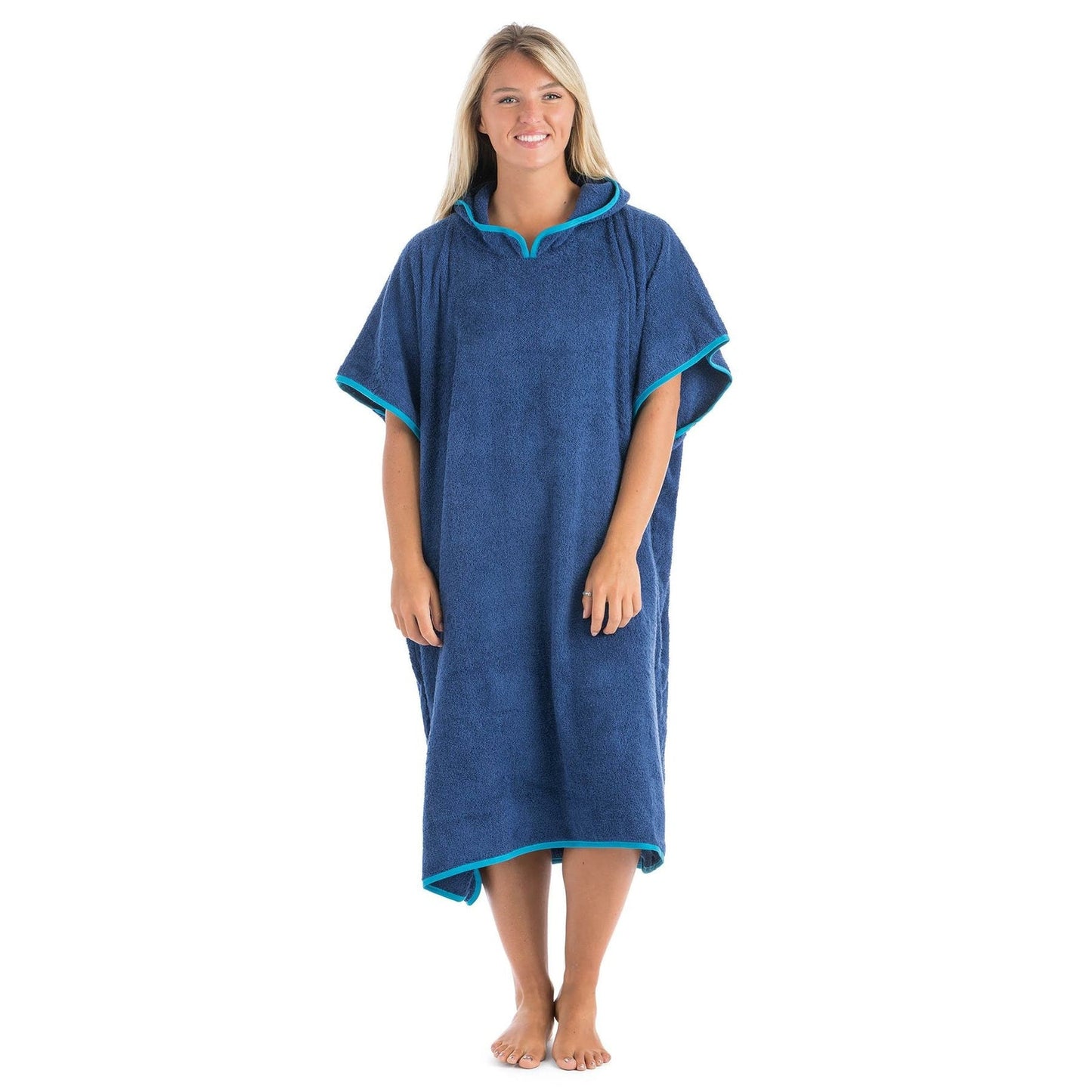 Yello Adult Poncho – Blue | Perfect for Hot Tub Use - New Forest Hot Tubs
